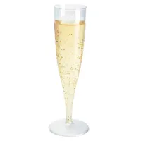 Duni wegwerp Champagne glazen